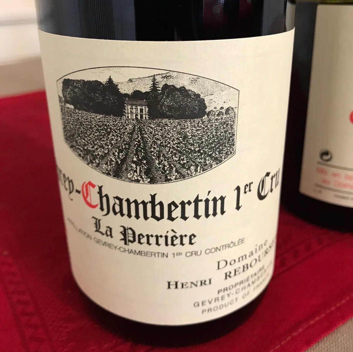 billnanson's tweet photo. Vines in the domaine for 120 years - this (2015) the first time its been bottled by them... https://t.co/u659yjHgvH