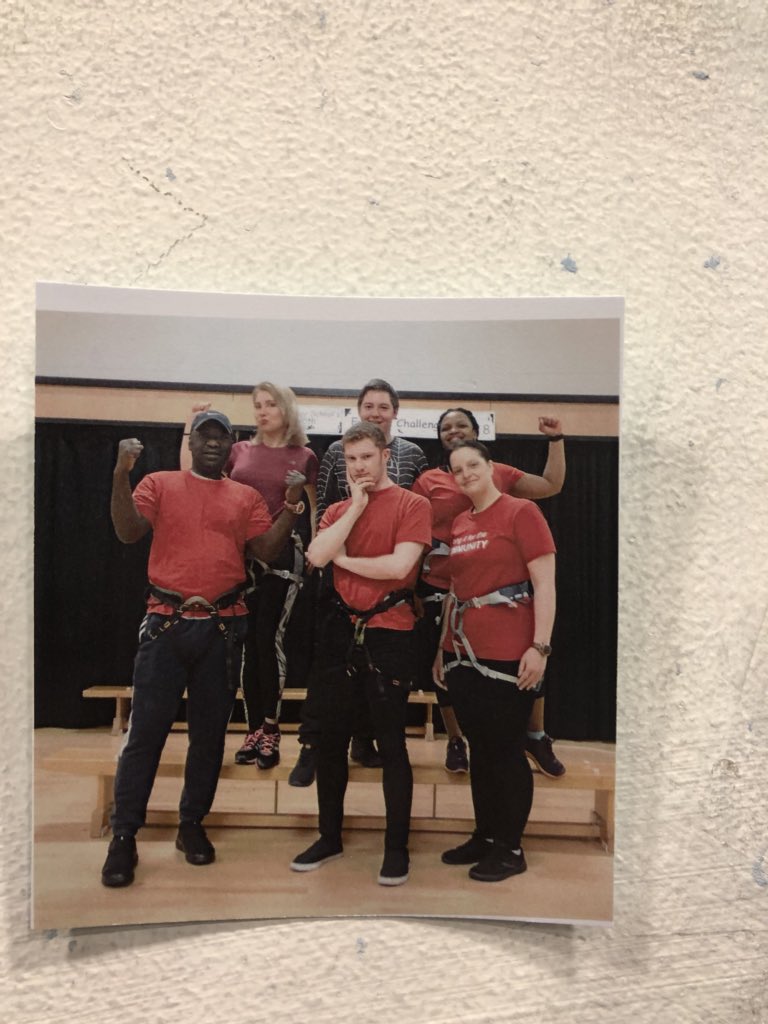 AaronMahy's tweet photo. #TeamCarnation did it again!! Wall climb for Le Murier School (Climbed Mount Everest) @DOR_Guernsey @OGH_Guernsey @oysterbox #rch #communitymatters https://t.co/KNosvLezne