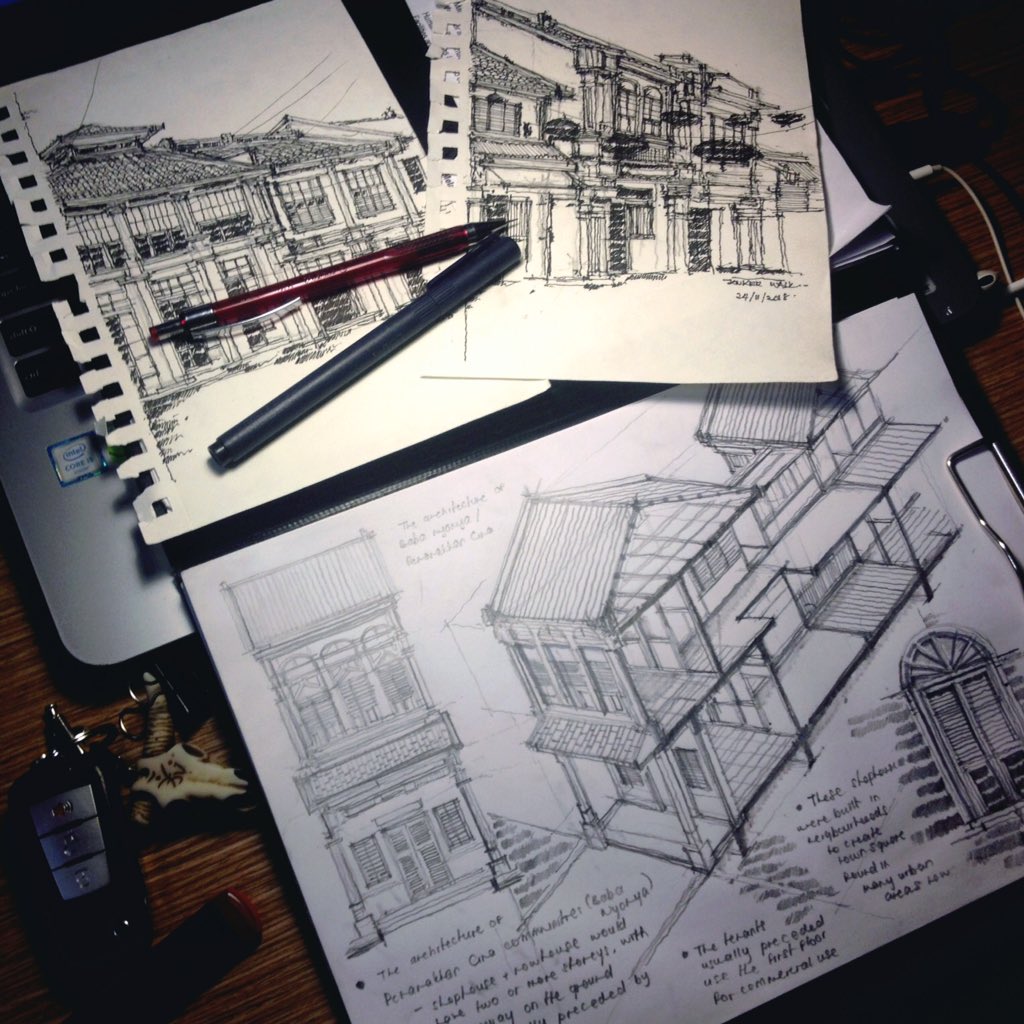 alexzainder's tweet image. Baba Nyonya Shophouse, Melaka // Architecture studies
#siteanalysis #architecture