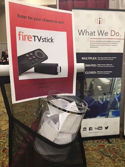 iCubate's tweet image. Congrats to our #FireStick winner Sharon Bales!  #SCACM
#Microbiology #GramPositive #CassettesAreBackInStyle 
icubate.com