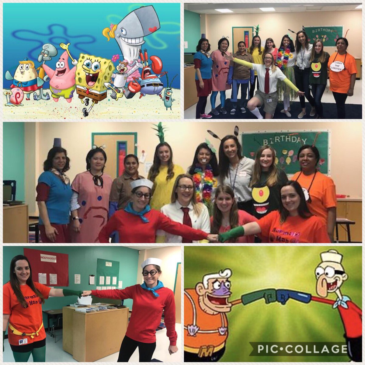 Who lives in a pineapple under the sea? 🍍🏝 #bestteam #teamworkmakesdreamwork <a href="/SkaggsElem/">Skaggs Elementary</a>