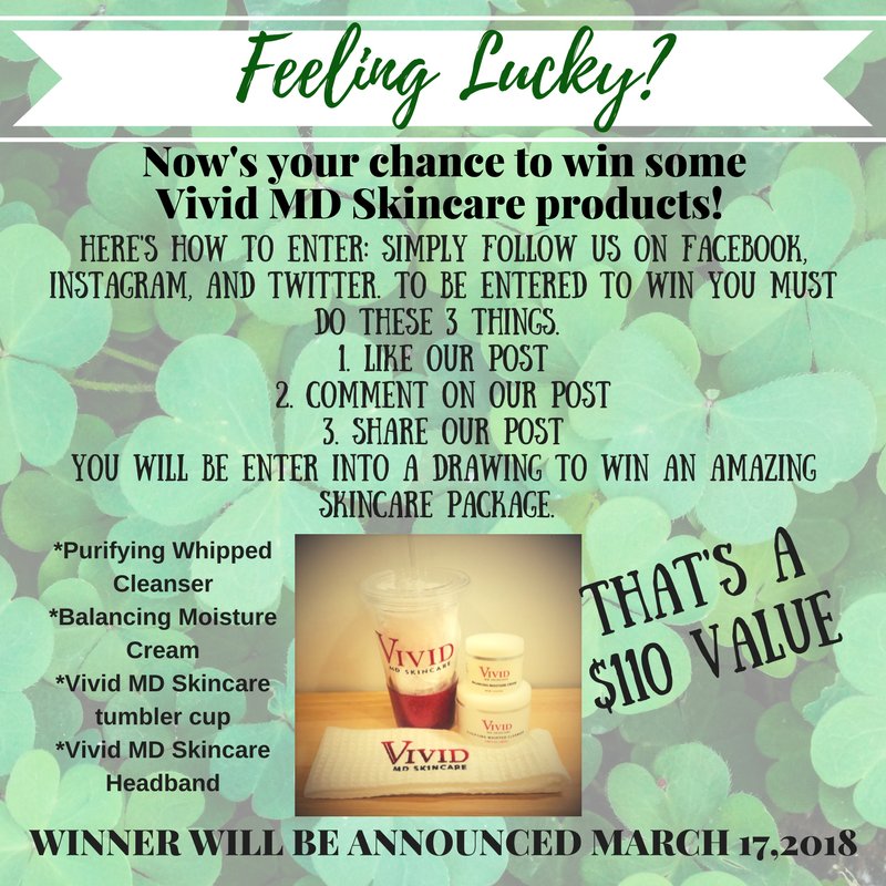 vividmdskincare's tweet photo. Do you want to win some Vivid MD Skincare products? Here's how! #vividmdskincare #skincare #beauty #giveaway #cleanser #acne #free #gift  #contest https://t.co/OwvSx9YX2S