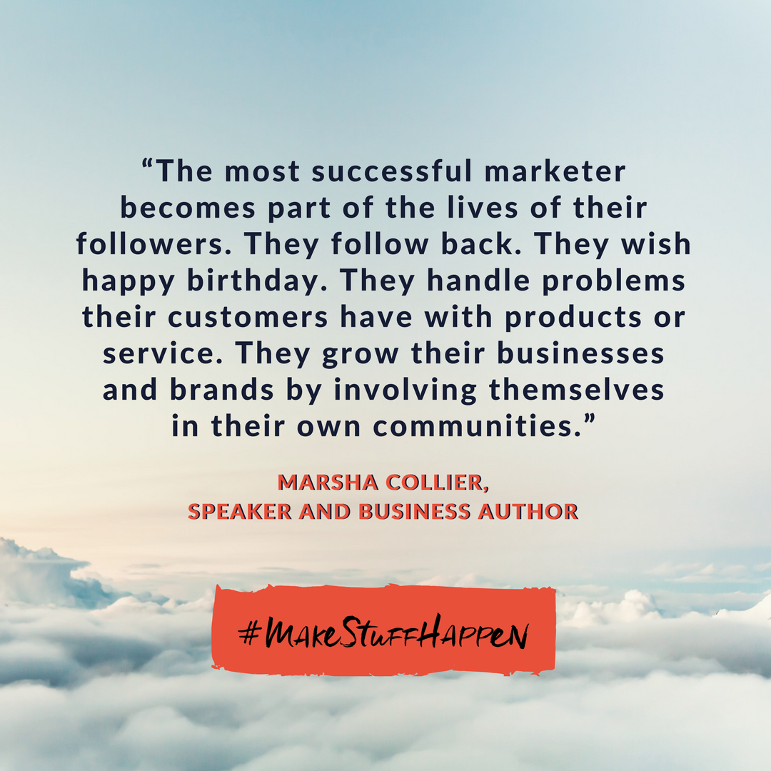 Want to become a successful #socialmedia marketer? Immerse yourself in your #community and #makestuffhappen.

#FridayFeeling #SMM