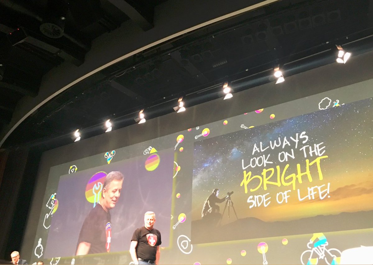 annysway's tweet photo. Always look on the bright side of life: 🌞 our incredible leader @StefanRies66 always inspires 

On stage in Basel at #SAPforumCH with more than 1500 @SAP customers

#SAPLiveCampus #Experiences #HRpunks 😎 https://t.co/2Uq1QVP02q