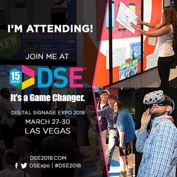 Check out our latest 3D hologram technology at DSE, booth #1273.