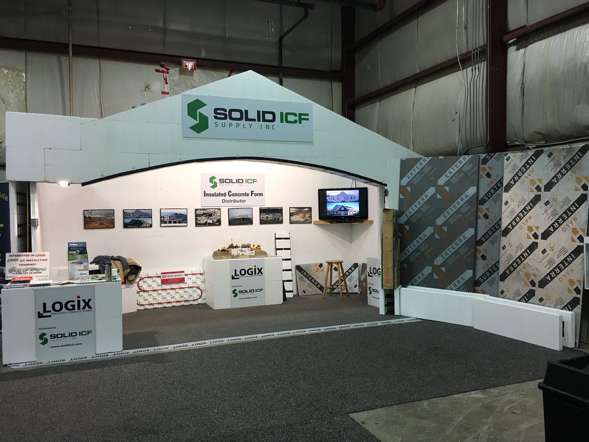 The Red Deer Home show is this weekend.  #SpringisComing  #Logix #ICF #BuildAnythingBetter #SolidICF