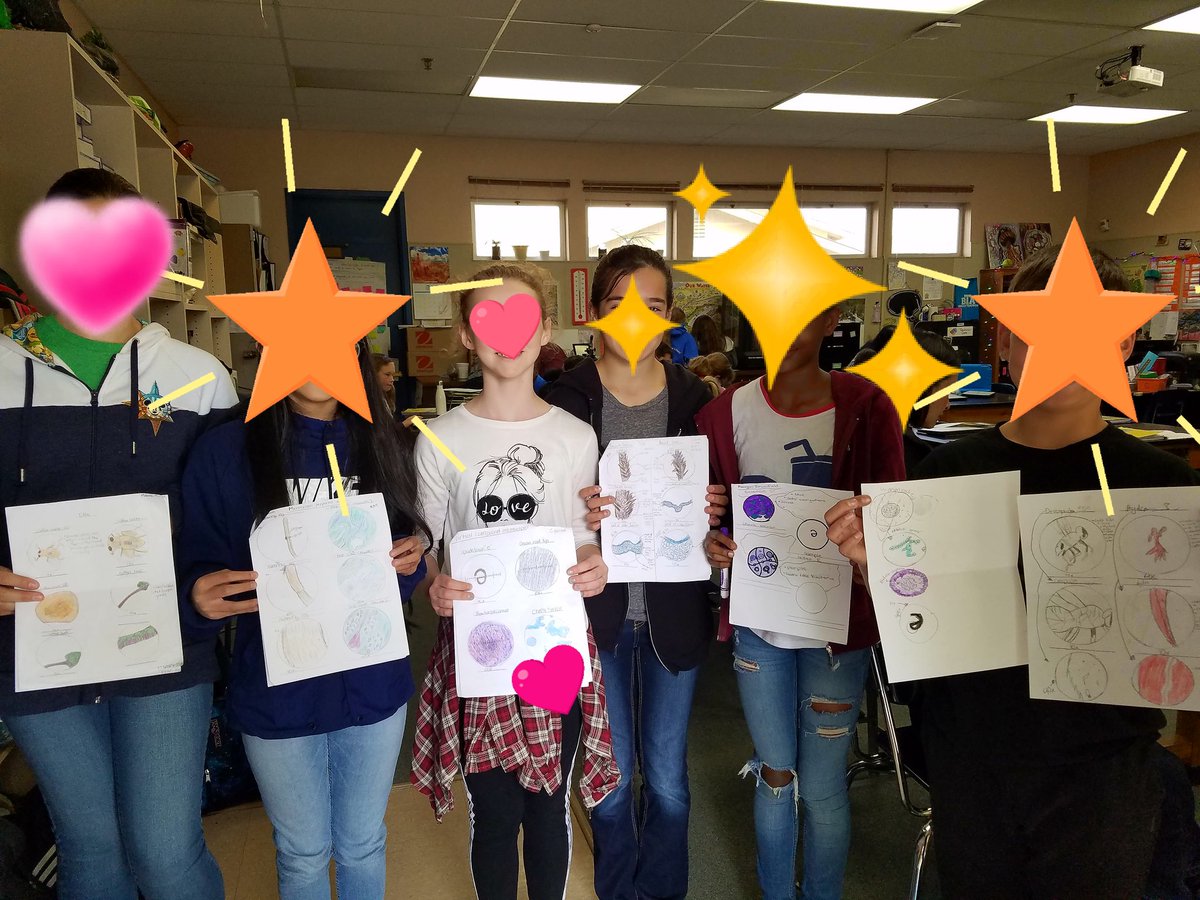 Scientific drawing like pros only one week later! #mystudentswillsavetheworld