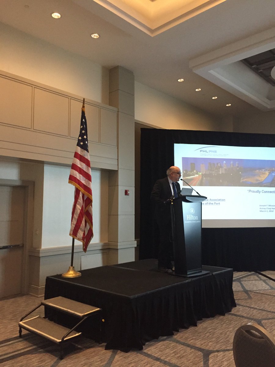 wtaphila's tweet photo. Last week the WTA convened for another annual State of the Port luncheon.  Thank you to the presenters from the @SouthJerseyPort , @PhilaPort , and @FBI . https://t.co/L2ralyZJx5