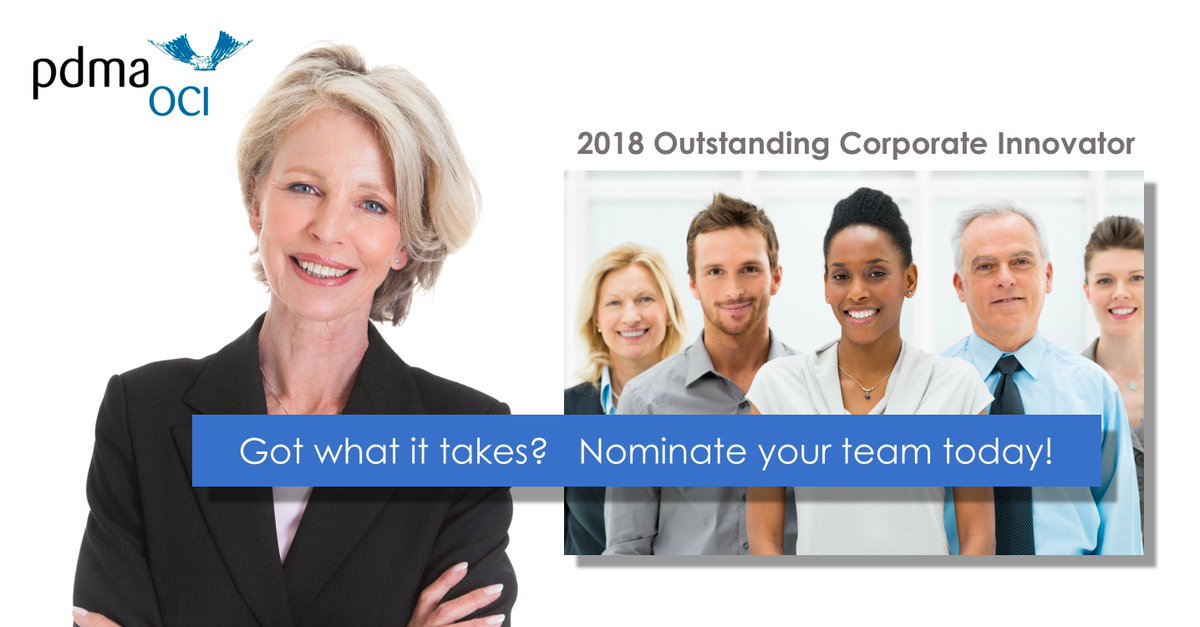 PDMAIntl's tweet photo. #Innovation Executives – Reminder to nominate your #product team https://t.co/64cqdsegVv #PDMAOCI is the top industry award for product management and development. Nominations open through March 26. https://t.co/3dEzKmR2EU