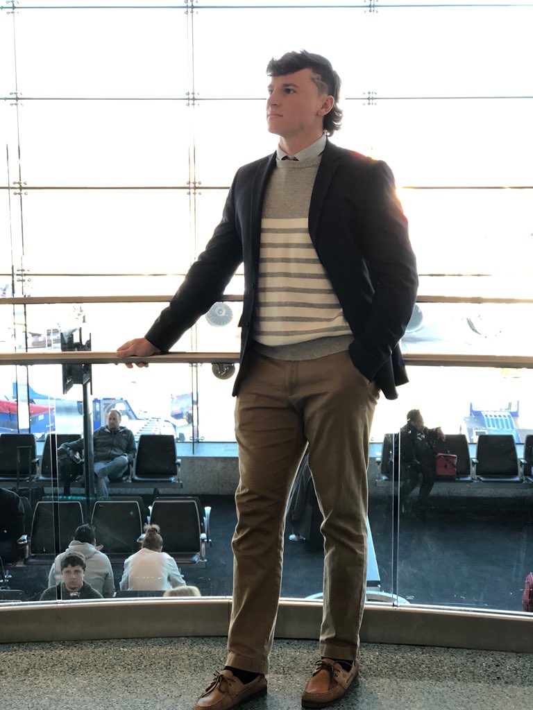 McDaniel_BASE's tweet photo. Next #Elite8 matchup is Tommy “Three-Layers” Daly and Griffin “Muffin” Mahon! They both have great hair, but who is best dressed? 

RT for Daly. 

Like for Mahon. https://t.co/h3JF4fZ7L3
