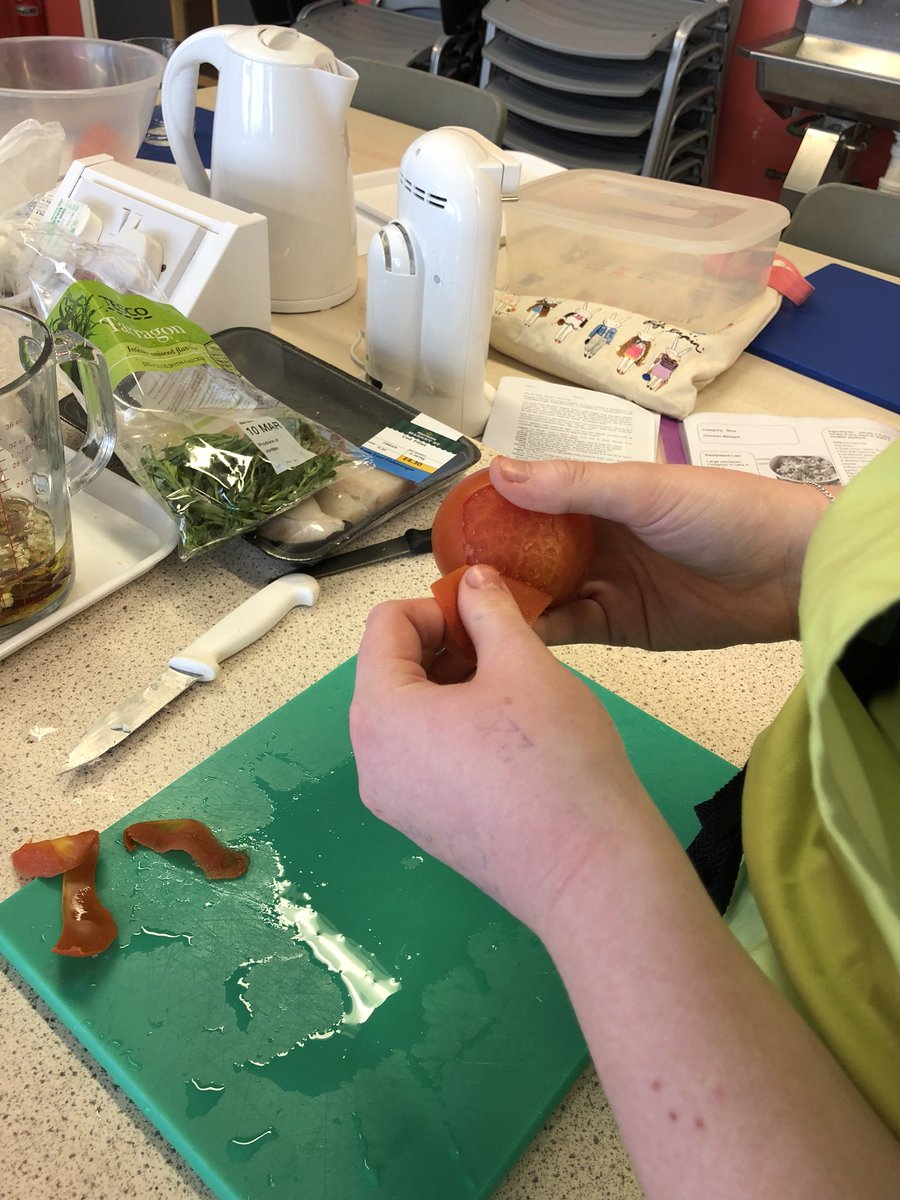 This week we were cooking with fish in yr10 FPN #highskills #skinningfish #presentationskills #FPN #superyr10