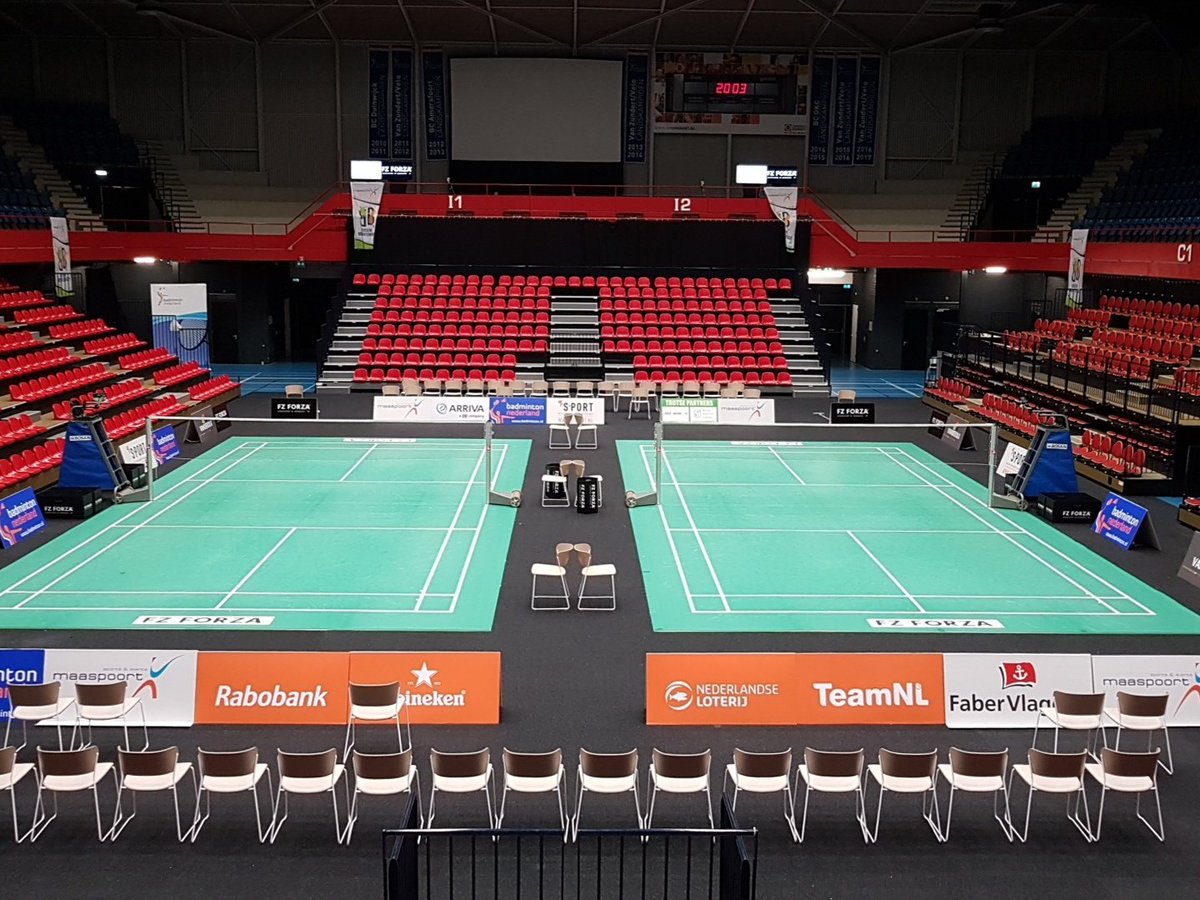 Morgen nog een finishing touch. Dan kunnen we los. #Finale #Eredivisie. Aanvang 13:00u <a href="/MaaspoortDB/">Maaspoort Den Bosch</a> <a href="/shertogenbosch/">'s-Hertogenbosch</a>  <a href="/BadmintonNLD/">BADMlNTON NEDERLAND</a> <a href="/bvalmere/">BV Almere</a> <a href="/bcduinwijck/">B.C. Duinwijck</a> #Landskampioenschap #badminton