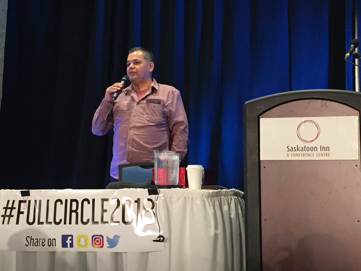 HeatherDMerasty's tweet photo. Closing Remarks by Vice Chief Larry Iron! #FullCircle2018 https://t.co/L4qjmNN3tr