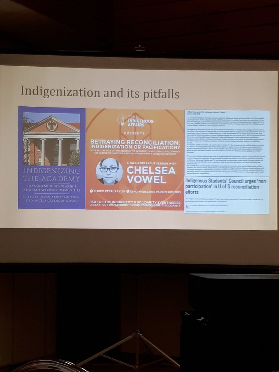 Iloradanon's tweet photo. @ISC_UofS statement for non-participation discussed in Dr. Adam Gaudry's keynote at #RisingUp2018 @usask @ISUSASK https://t.co/IiNpJSRQuz
