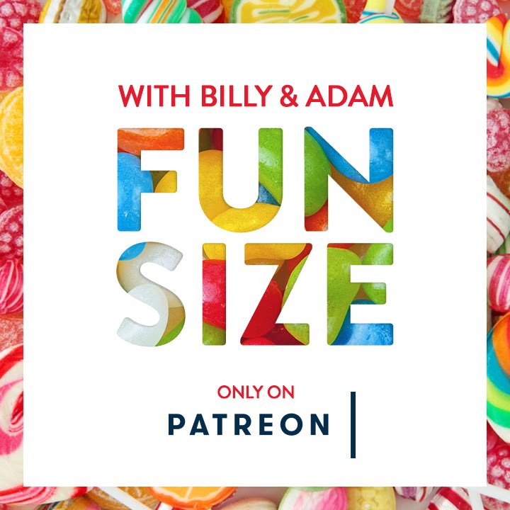 NEW LOGO ALERT. Huge thanks to <a href="/OmarSalamaPhoto/">Omar Salama</a>!! If you haven't done it yet, peep FUN SIZE here: patreon.com/nojokepod