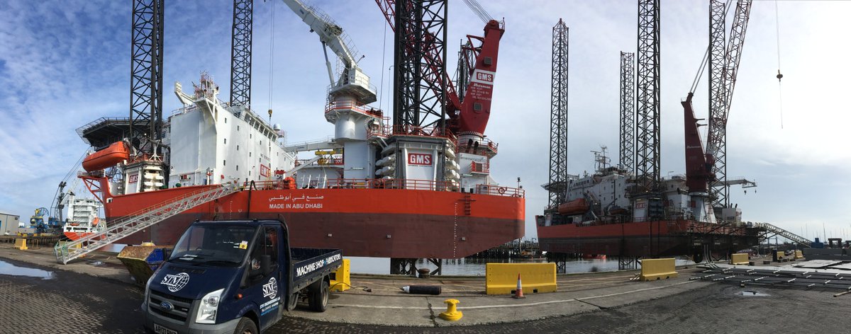 stmnortheast's tweet photo. Busy day in Blyth getting ready to fit thruster pods........no waiting for the AA to try and get me home!!! https://t.co/n3Pd9ELnKw