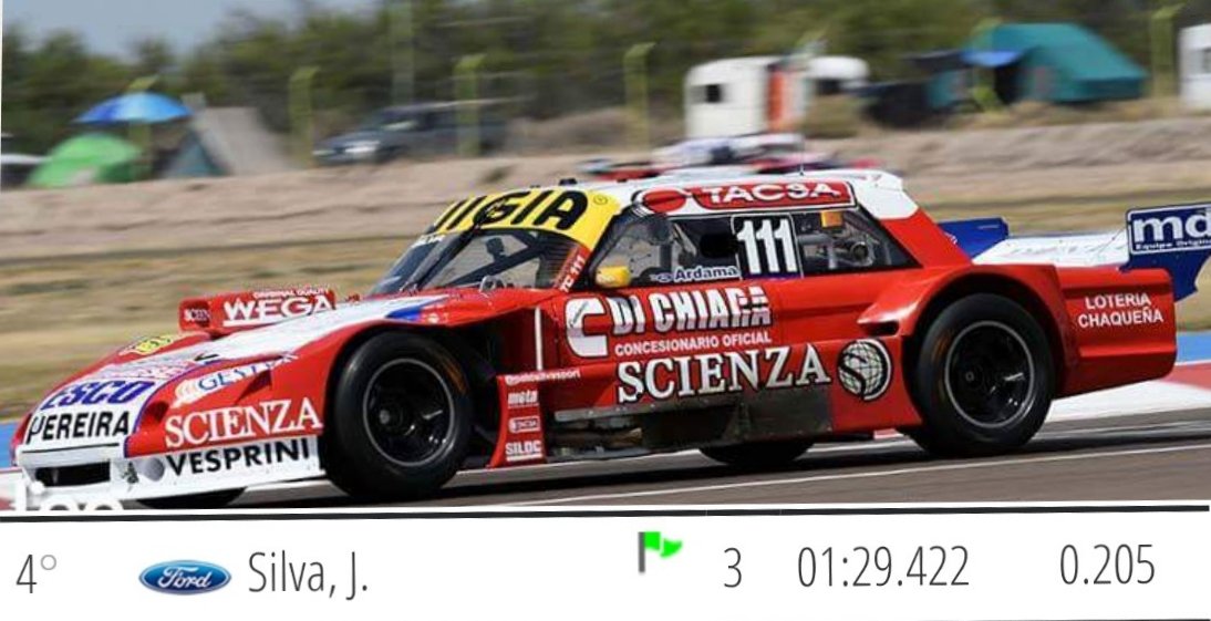 Excelente clasifica para <a href="/patosilvasport/">Pato Silva</a> con el #TCenNeuquén, 4to a + 0,205 marcó el Chaqueño !!!