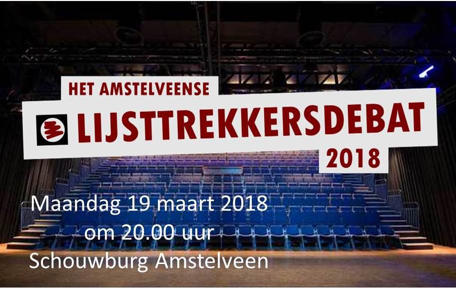 RaadAmstelveen's tweet image. Maandag 19 maart om 20.00 uur: Het Amstelveense Lijsttrekkersdebat 2018! Mis het niet! #kiesjeraad youtu.be/7sMBAHM31hg