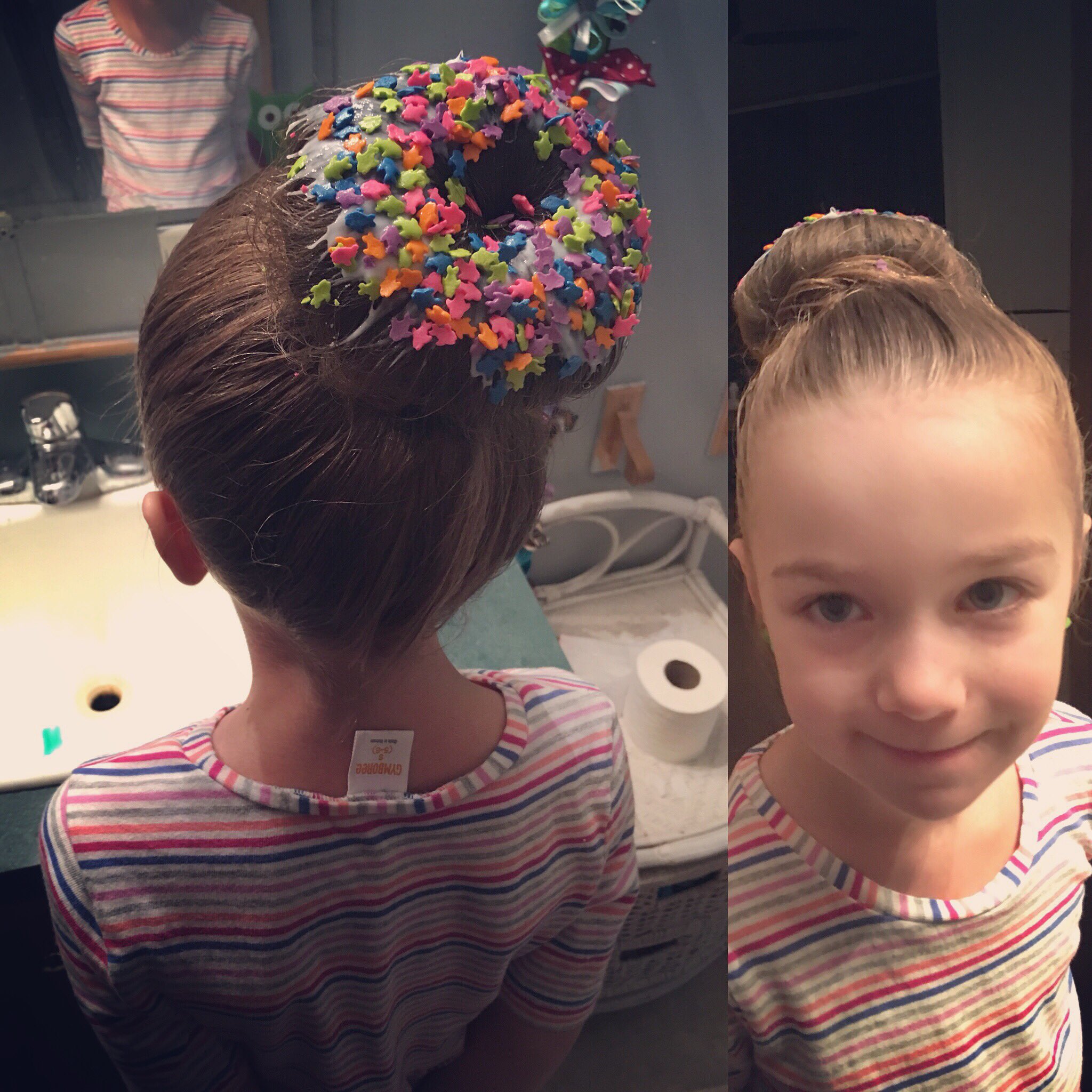 Five-minute, no-fuss styles for Crazy Hair Day – Heather's Handmade Life