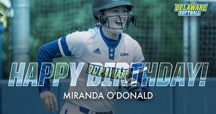 Delaware_SB's tweet photo. Happy Birthday to Sophomore @mirandaodonald
#BlueHens https://t.co/MdV1WQk4l0