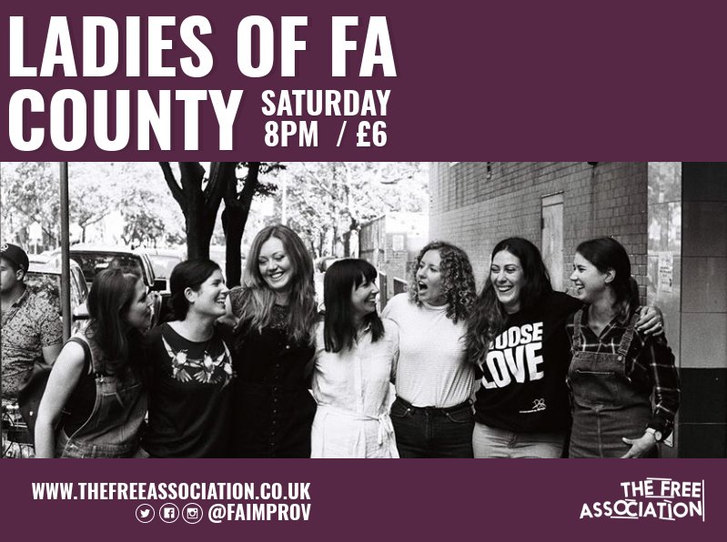 Tonight tonight!!! Join us <a href="/FAImprov/">The Free Association</a> for an extra special super show!
*Both X and Y chromosomes warmly welcome, invited and encouraged. ONLY £6 thefreeassociation.co.uk/fashowslist/la…