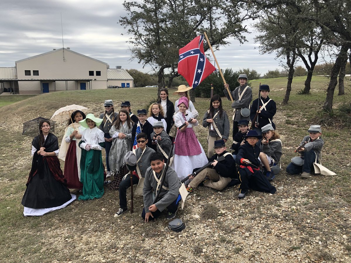 WoodsComal's tweet photo. ASES 5th grade Civil War Jamboree was a huge success! @abryant111 @MrsG_loves2read @ASE_Mavericks @Supt_comalisd https://t.co/IhuaeHyWdL