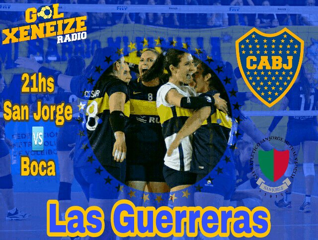 golxeneizeradio's tweet photo. #VoleyFemenino | Las Guerreras quieren cosechar una nueva victoria.
#laf2018 #weekend6
📅Hoy
🕘21hs
San Jorge 🆚 #Boca
📍 Gimnasio de Club San Jorge.
#VamosGuerreras https://t.co/0n89rMPZ6Q