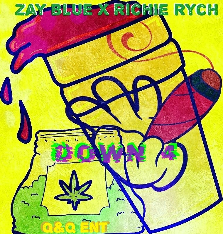 ZayBlueCG's tweet photo. Check my song Down 4 by Zay blue fr Richie Rych  #kcmo #SupportKc #midwest #hiphop #zayblue #cgod #newmusic #Down4 #drank #dank #loyalRespect #QQ https://t.co/OtlAWMODPL https://t.co/zN6zPSE5Dj