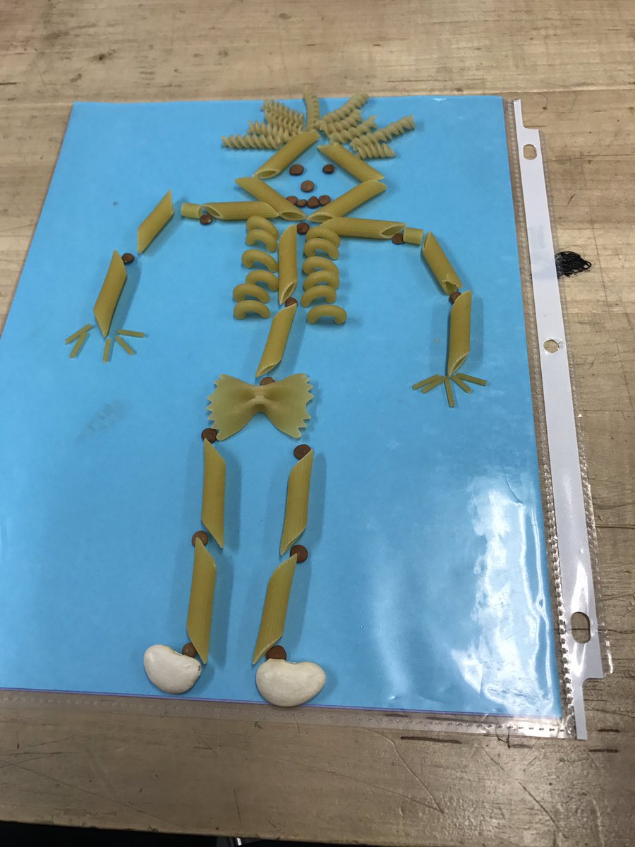 ScienceKeith's tweet photo. Just making some pasta skeletons for our journey through the human body systems! https://t.co/sCi8zNNPQF