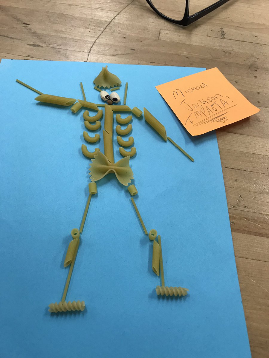 ScienceKeith's tweet photo. Just making some pasta skeletons for our journey through the human body systems! https://t.co/sCi8zNNPQF