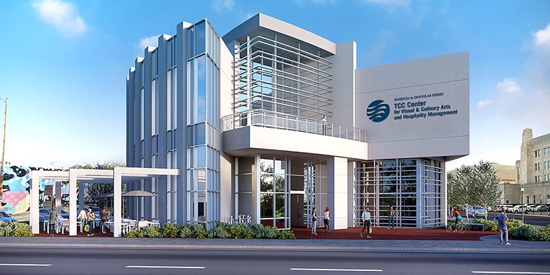 TCCva's tweet photo. Mayor @KennyAlexander announces major new addition for TCC in @NorfolkVA's NEON District. The innovative visual and culinary arts building will be part of the college’s capital campaign https://t.co/TfJKg2ONZF https://t.co/3rK7KcwiUW