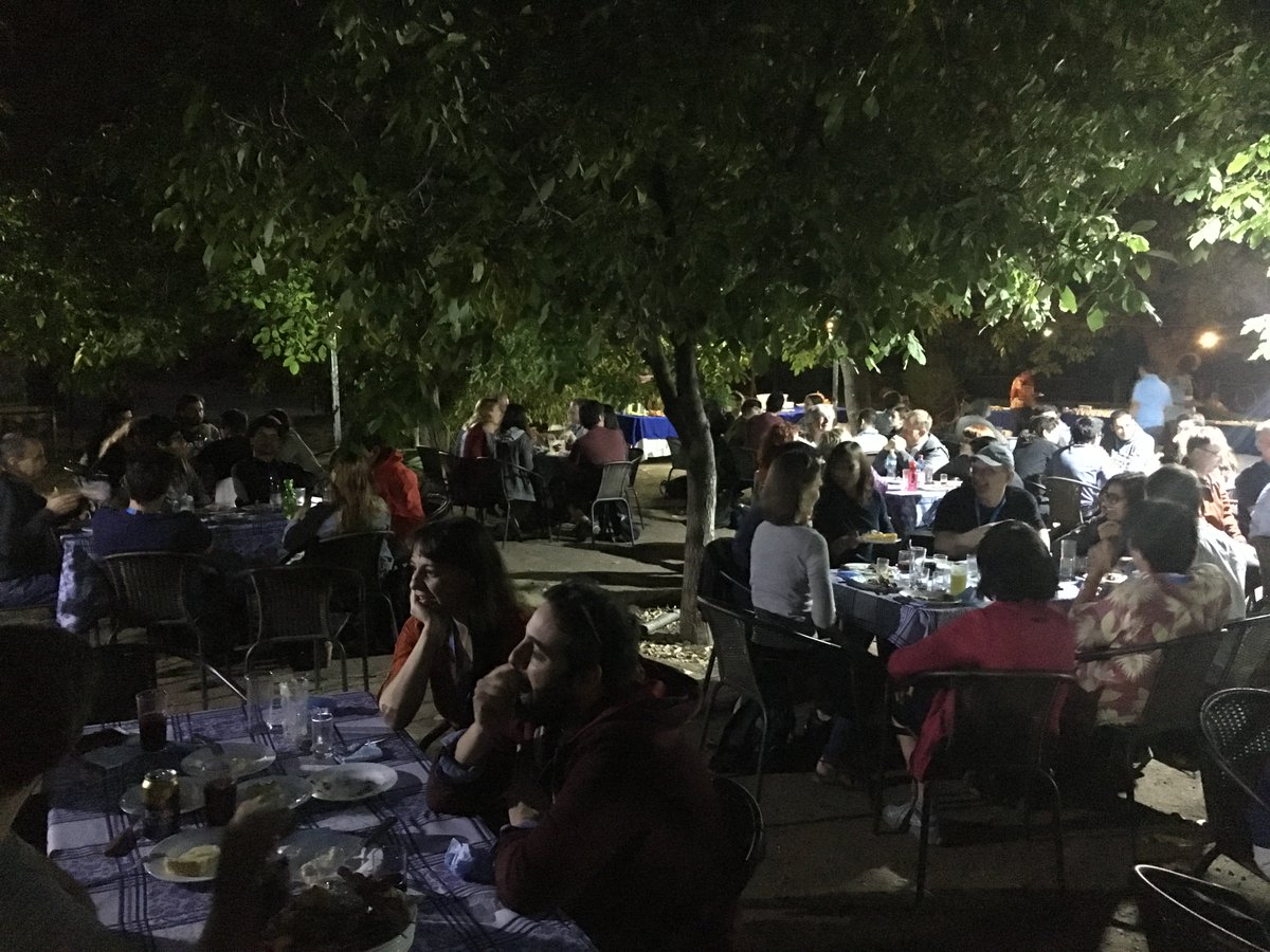 DiversisMundi18's tweet photo. Amazing conference dinner at @roanjase amateur observatory yesterday night with the incredible Manuela and Leopoldo driving the show. Great talk by Manuela on Mapuche Cosmology! Thanks @roanjase for the great night we spend with you! #DiversisMundi18 https://t.co/hv1GTf7WLg