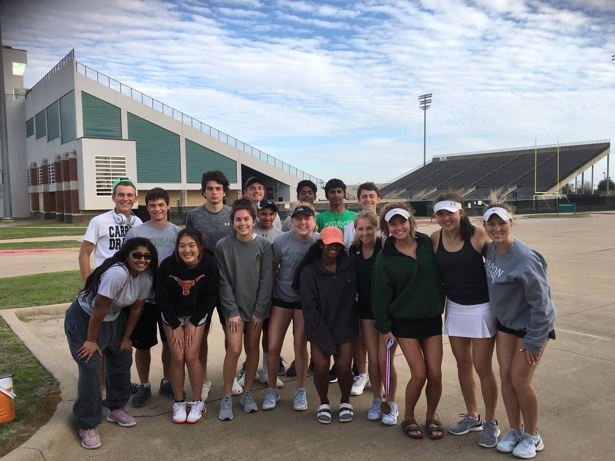 SLCTennis's tweet photo. A mixture of some of our V1 &amp; V2 teams participated in the city of Hurst varsity tourney yesterday.  Ashley, Taylor &amp; Chris all won their draws and overall, the team took 2nd place! Congrats to these kids! https://t.co/aaih937GpX