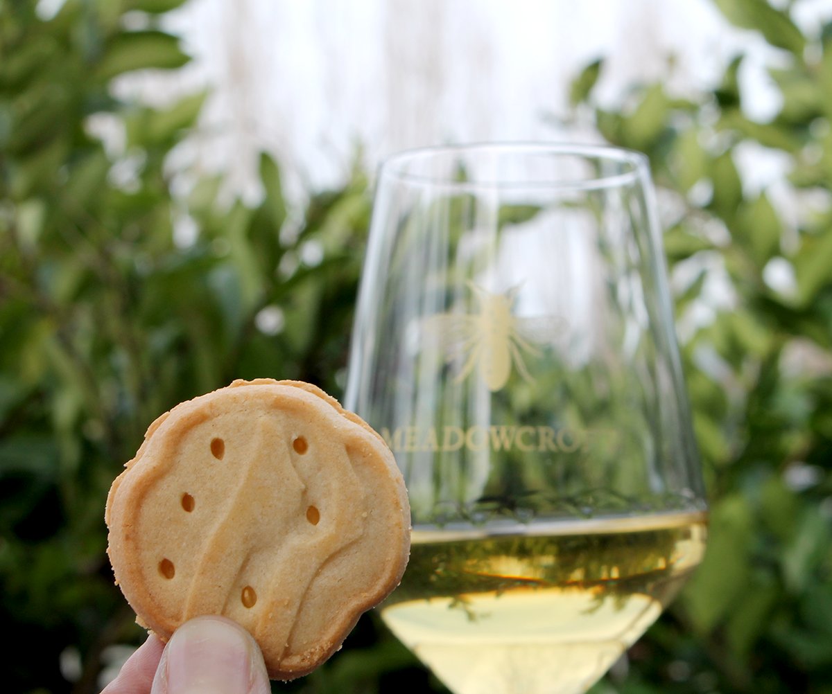 TOMORROW!  We're pairing all your favorite cookies with wine!  #adulting #MeadowcroftWines