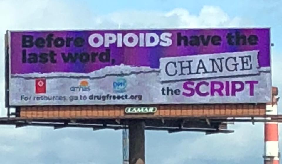 HumanServicesCT's tweet photo. Have you seen our billboard? HSC is fighting the opioid crisis with the Change the Script campaign. Learn more: https://t.co/DoHiXnWPnq https://t.co/JqA1MztA08