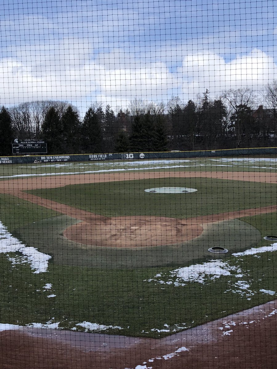 TroDirt's tweet photo. Finish grade of some @DuraEdge pro for Spartan Baseball. Always a pleasure do be on a field that feels like home #MSUturf #safeandplayable https://t.co/TwVeGWVfVx