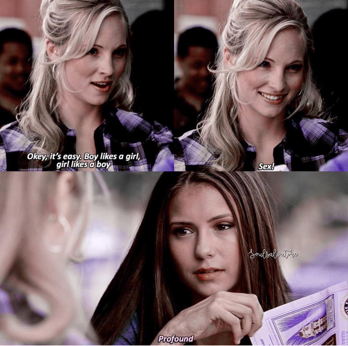 t_ptichka's tweet photo. Caroline๐๐ฅ๐คค๐ค๐ค๐ค
#TheVampireDiaries #TVD #NinaDobrev #CandiceKing #CarolineForbs #ElenaGilbert #Stelena #Profound #mycutiedevil #KatherinePierce #myqueen ๐
๐ค https://t.co/NyPttvnaH6