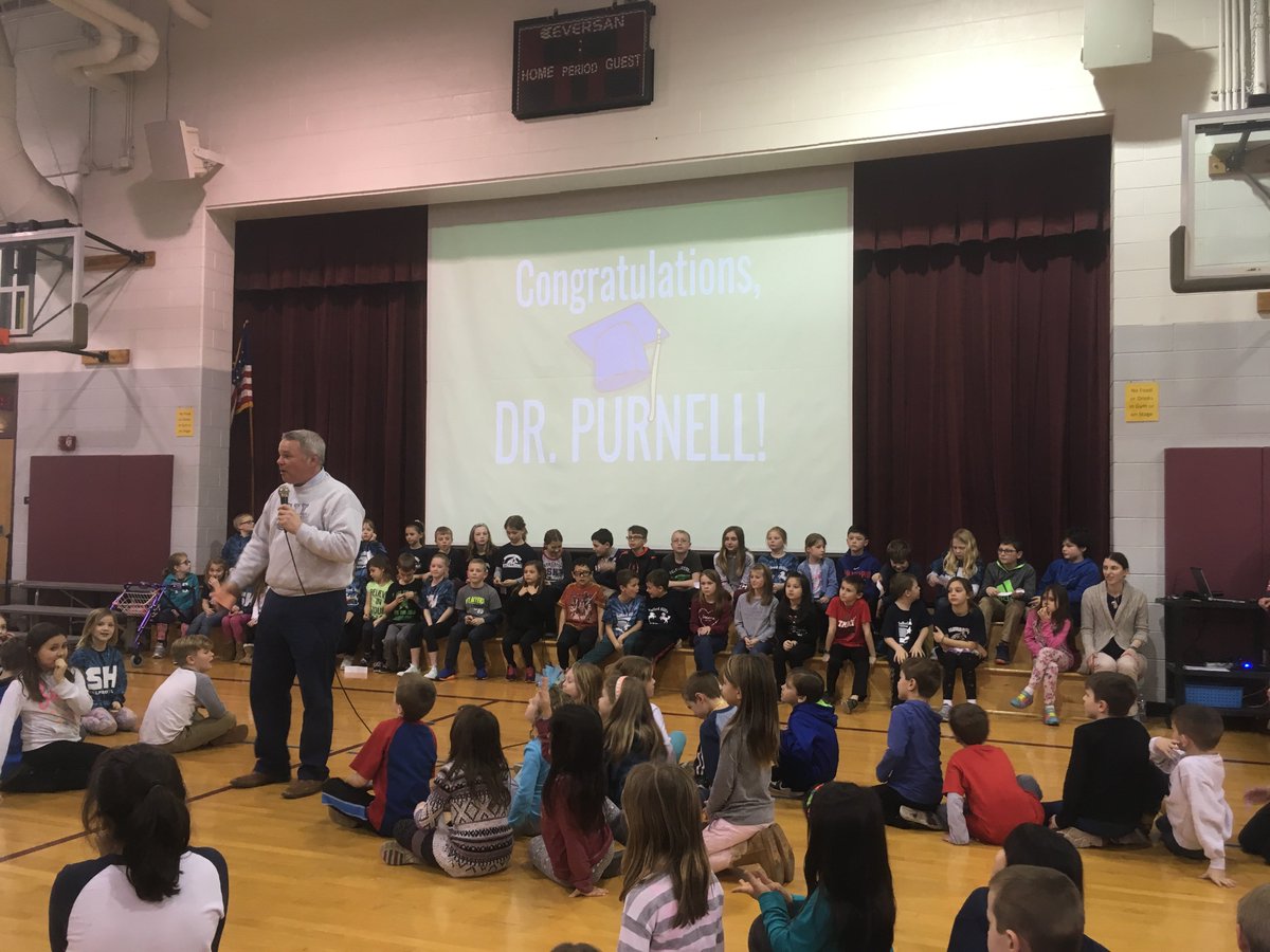 Salford Hills students were excited to congratulate Mr. Purnell for achieving his Doctorate in Education. Introducing Dr. Purnell! We are all so proud of his accomplishment!