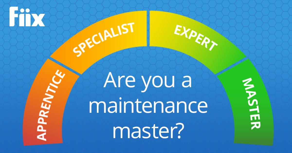 FiixSoftware's tweet photo. Looking to improve your #maintenance strategy? Getting your #FiixScore is the first step. Take the quiz today! https://t.co/CiZtxexkBM https://t.co/rfJlFqVzoH