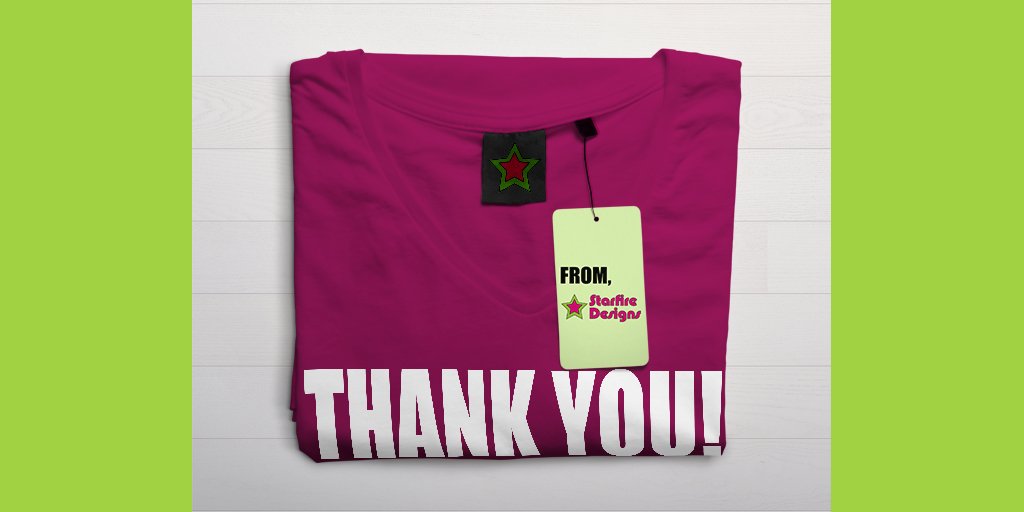 Starfire_Design's tweet image. To our new followers this week: We thank you! #TwitterLove #ThankYou
@integrity_ink
@AjayRathodBlog
@DecoNetwork
@PromoKitchen
@BrandFuel
@JayBusselle
@Shorif831
@Harshagnihotri_
@tshirtcloud
@RaminNasibov
@only1kader
@Seygnovert
@ScreenPrintMag
@AmericanEfird