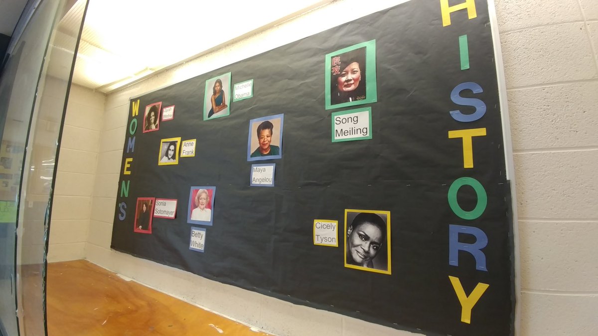 MakerSpace_RHS's tweet photo. Rams celebrate International Women's Day!!! #latepost #CicelyTyson #OprahWinfrey #MichelleObama #AnneFrank #SoniaSotomayer #MayaAngelou #SongMeiling #BettyWhite @rockinrams @barhamchristy https://t.co/PuTVCDITDO