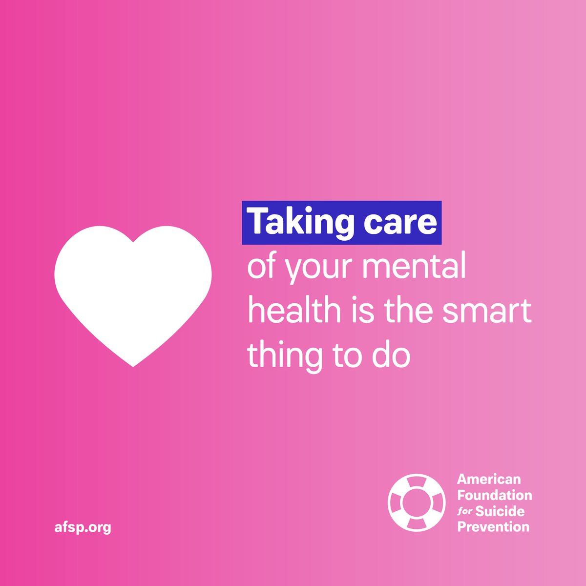 Your mental health matters. Find support here: afsp.org/find-support