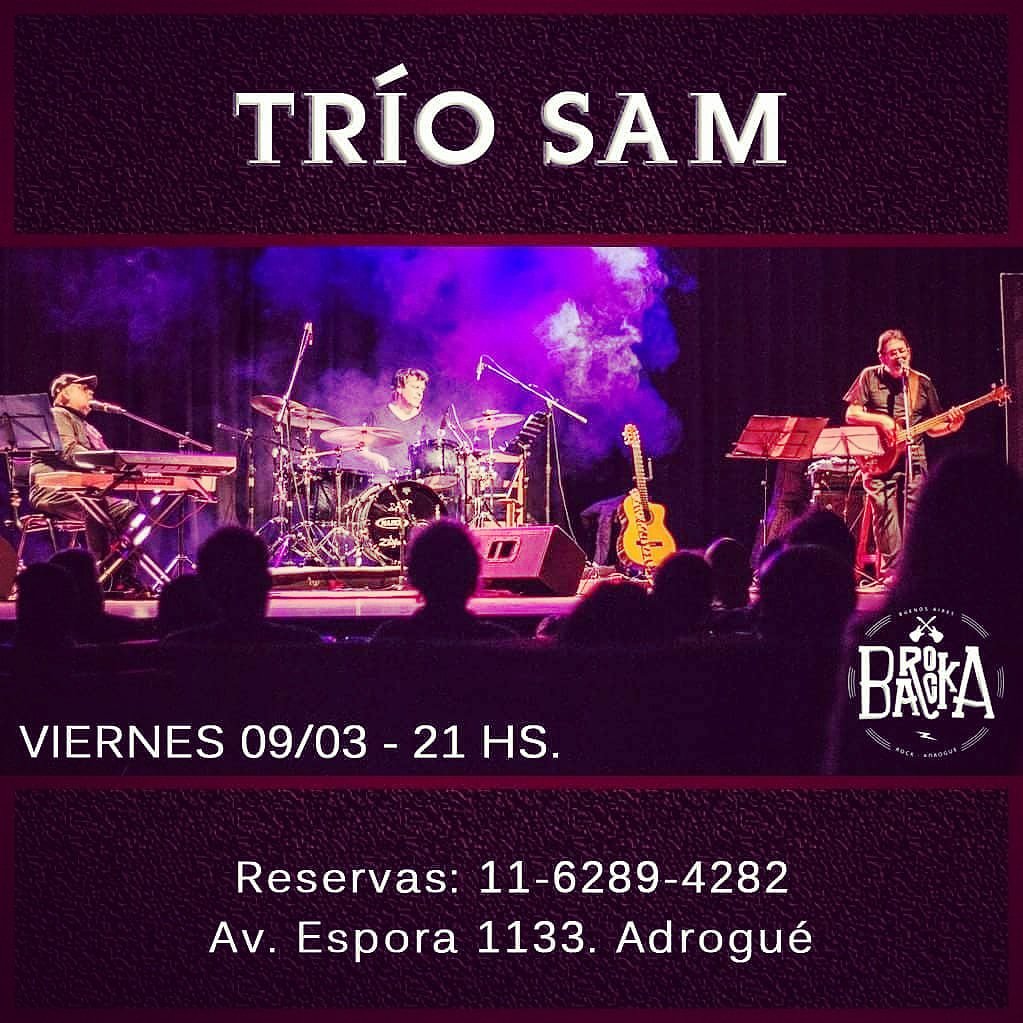 BarockaRestopub's tweet photo. Ésta noche nos vemos con #TríoSam, desde las 21 hs.

Otra noche ideal para salir a cenar y tomar algo. Reservas: 1162894282. https://t.co/7o5wrC7GZO