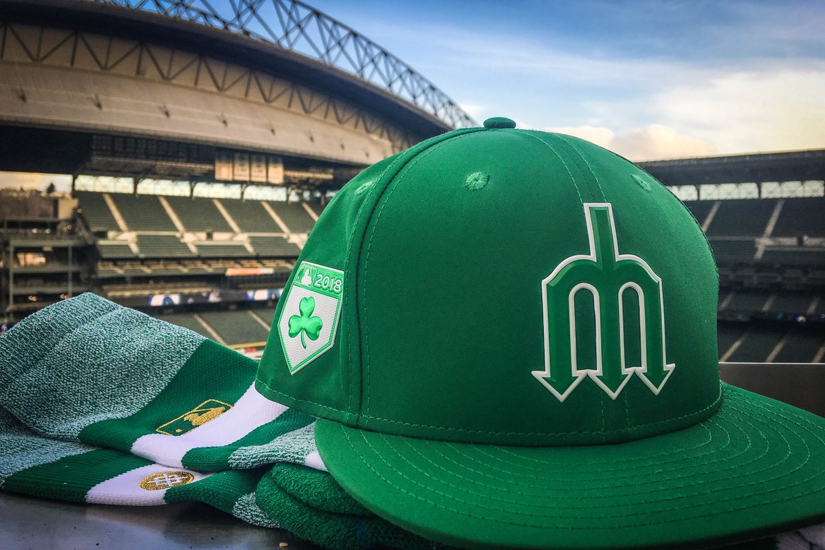 MarinersStore's tweet photo. St. Patrick's Day gear is in at the Mariners Team Store—and we've got a cap to give away for #MarinersFanFriday. Follow and RT for a chance to win.
No purchase necessary. Enter by noon tomorrow, 3/10/18. Rules: https://t.co/46irbRaqRd https://t.co/jeNwCBjFN4