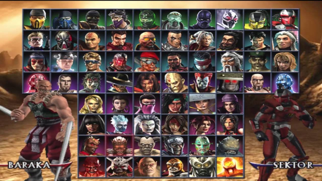 Nick Reineke on X: Holy crap remember how big the roster was for Mortal  Kombat: Armageddon? Too bad there were so few actually unique characters.  Still, this looks like a MUGEN character