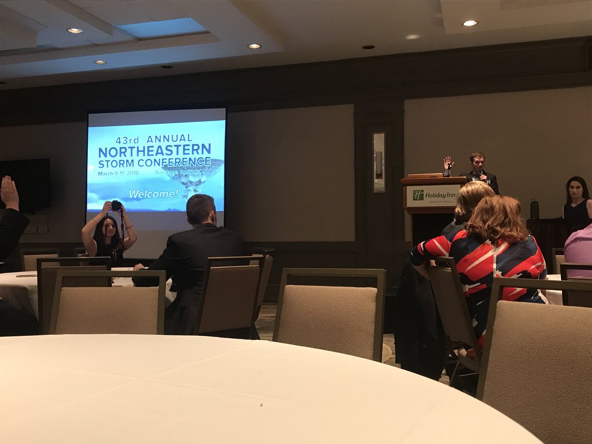 onwithjohnwx's tweet image. So it begins!  #NESC2018 is underway.  @WSFA_Amanda is our ice breaker speaker tonight.  Proud @LSCAlumni.