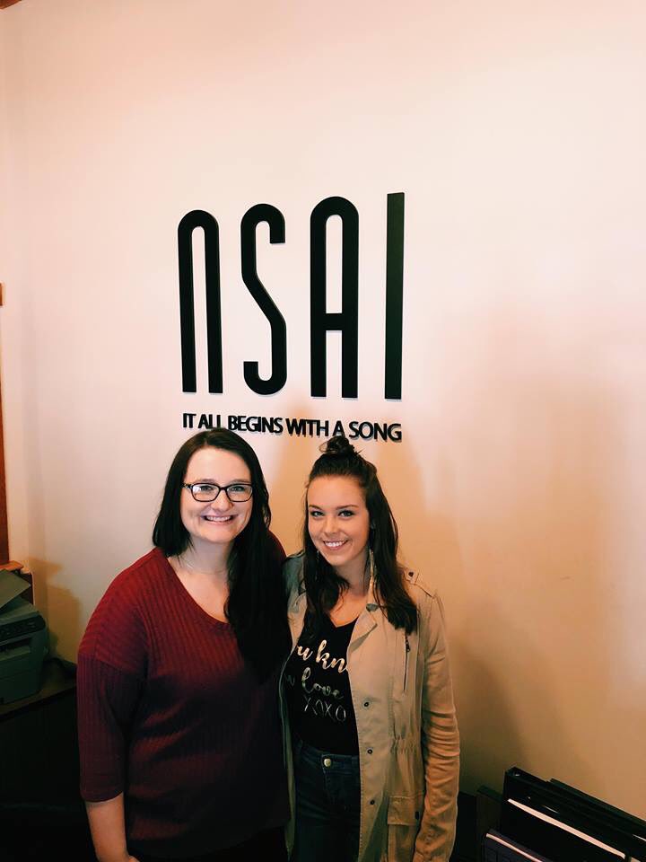 @shaniahpaige2 spent her morning at Nashville Songwriters Association International (NSAI) (Nashville) team. #heartsongs