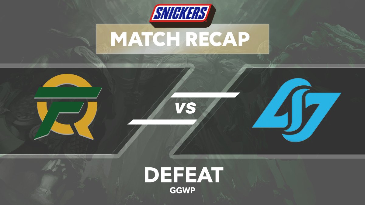 FlyQuest's tweet photo. #GGWP @clgaming, way to bring it back after the remake!
The true 1st place position will be decided next week against @Cloud9 Academy on 3/15, #GLHF!
#FLYFIGHTING ๐ https://t.co/bFfMCsz2qH