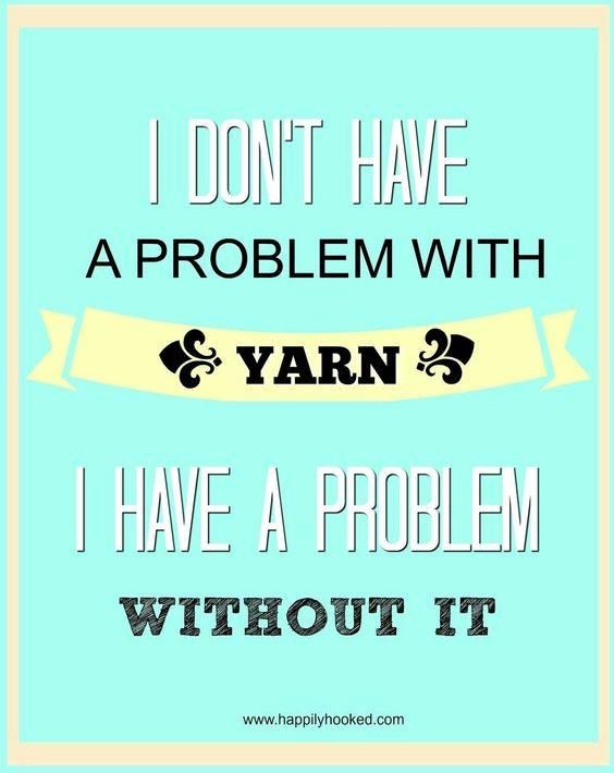 LionBrandYarn's tweet photo. As long as there is #yarn there is no problem 😜 https://t.co/IC6QcMNmza