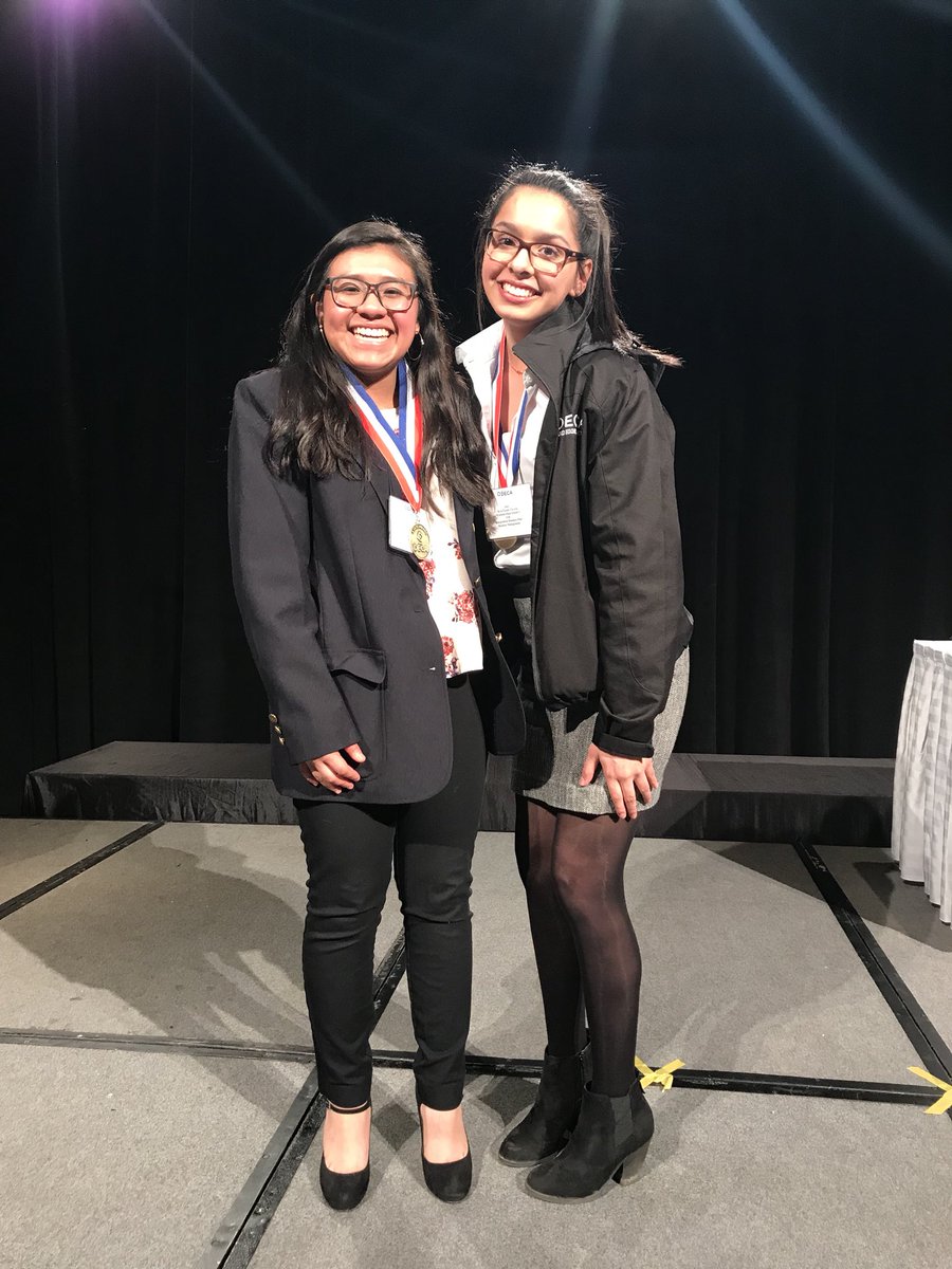 WestlandDeca's tweet photo. Congrats to Ines and Penelope on being finalists,good luck to them tomorrow as they compete to go to nationals! #decafinalist https://t.co/6OKZzWU2Y1